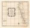 1780 Bellin Map of the South-West Coast of Africa, Angola to Cape of Good Hope