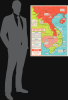 1965 Civic Education Service Map of Southeast Asia During the Vietnam War