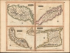1816 Thomson Map of Grenada, Curacao, Trinidad, and Tobago