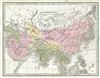 1835 Bradford Map of Southern Asia (Arabia, China, India, Korea, East Indies)