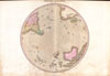 1818 Pinkerton Map of the Southern Hemisphere ( South Pole, Antarctic )