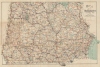 1907 Walker Pocket Map of Southern New Hampshire, Lakes Region