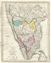 1792 Wilkinson Map of Southern India