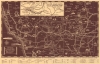 1958 Harvey Pictorial Tourist Map of the American Southwest