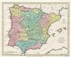 1791 Wilkinson Map of Spain and Portugal