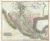 1814 Thomson Map of Mexico and Texas