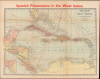 1898 Conkey Map of Philippines and West Indies, Spanish-American War