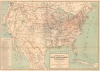 Kaart der Noord Amerikaansche Spoorwegen. - Main View Thumbnail