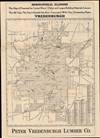 Map of Springfield, Illinois. - Main View Thumbnail