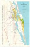 Map of St. Augustine and St. Johns County, Florida. - Main View Thumbnail