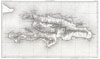 1859 Dufour Map of Hispaniola or Santo Domingo, West Indies (Haiti, Dominican Republic)