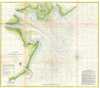 1857 U.S. Coast Survey Map or Chart of St. Helena Sound, South Carolina