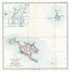 1900 Heathcote Map of the St. Kilda Archipelago, Scotland