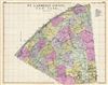 1912 Century Map of St. Lawrence County, New York