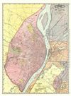 1891 Rand McNally Map or Plan of St. Louis, Missouri