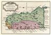1758 Bellin Map of the Island of St. Lucia