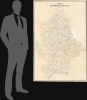 1958 Soviet Ministry of Agriculture Wall Map of Stalino (Donetsk), Ukraine