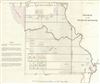 1838 Land Survey Map of Missouri