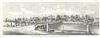 1858 Valentine View of Quarantine Buildings, Staten Island, New York
