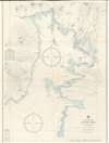 1945 U.S. Hydrographic Office Nautical Chart of Subic Bay, Luzon, Philippines