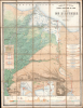 1866 Voisin Folding Map of the Suez Canal, Egypt