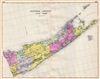 1912 Century Map of Suffolk County, New York