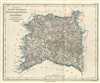 1854 Pharoah Map of the Gulbarga and Yadgir Districts of Karnataka, India