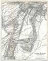 1879 Stanford Map of the Sulimani Mountains  (Pakistan, Afghanistan)