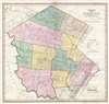 1840 Burr Map of Sullivan County, New York