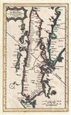 1727 Van der Aa Map of Sumatra, Singapore, and Malaya
