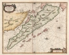 1659 Jansson Map of Sumatra, Malaya, and the Straits of Malacca (Singapore)