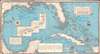 Map of Sunken Treasure. 141 Locations of Sunken Treasure and Salvage Ships in the Florida, Bahama, and Gulf of Mexico Areas. - Main View Thumbnail