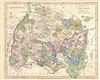 1794 Wilkinson Map of Swabia, Germany