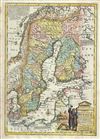 1747 Bowen Map of Sweden and Finland