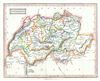 1845 Ewing Map of Switzerland