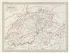 1843 Malte-Brun Map of Switzerland