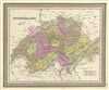 1849 Mitchell Map of Switzerland