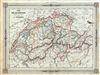 1852 Vuillemin Map of Switzerland
