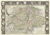1762 Rizzi Zannoni Map of Switzerland