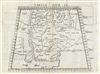 1588 Ruscelli and Ptolemy Map of Persia, Afghanistan, and Pakistan