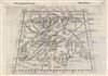 1588 Ruscelli and Ptolemy Map of Northern India