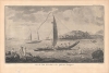 1774 Hawkesworth / Benard View of Canoes Off Tahiti