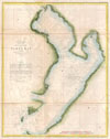 1855 U.S. Coast Survey Chart or Map of Tampa Bay, Florida