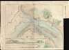 1874 Sudo General Manuscript Map of Tamsui Harbor, Taiwan / Formosa