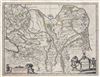 1645 Blaeu Map of Northeast Asia: Siberia, Mongolia, Tartary, China, Central Asia