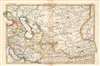 1780 Bonne Map of Tartary or Central Asia: Iraq, Afghanistan, Iran, Tibet