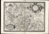 1570 / 1573 Ortelius Map of Tartary: China, Siberia, Japan... and the American Northwest