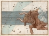 1603 / c. 1640 Johann Beyer Celestial Chart of the Taurus Constellation