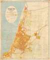 1935 Brawer Zionist Map of Tel Aviv during the Fifth Aliyah