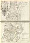 1763 Delisle Map of Israel, Palestine or the Holy Land (Set of 2 Maps)